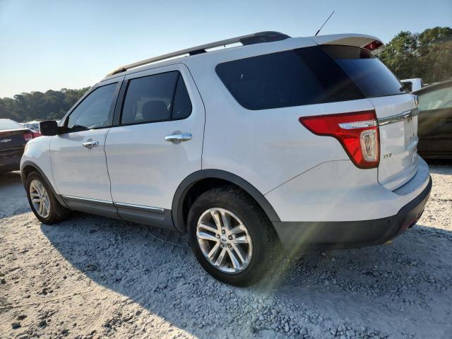 1FM5K7D89DGB44129 - 2013 FORD EXPLORER XLT WHITE photo 2