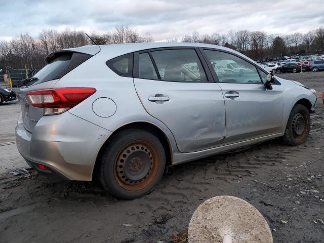 4S3GTAA67J1737979 - 2018 SUBARU IMPREZA SILVER photo 3