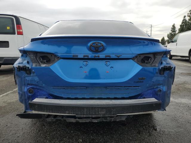 4T1B11HK5JU113899 - 2018 TOYOTA CAMRY L BLUE photo 6
