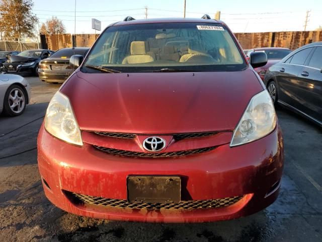 5TDZK23C17S093475 - 2007 TOYOTA SIENNA CE BURGUNDY photo 5