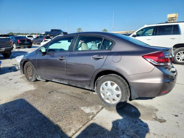 19XFB2F51DE033587 - 2013 HONDA CIVIC LX GRAY photo 2