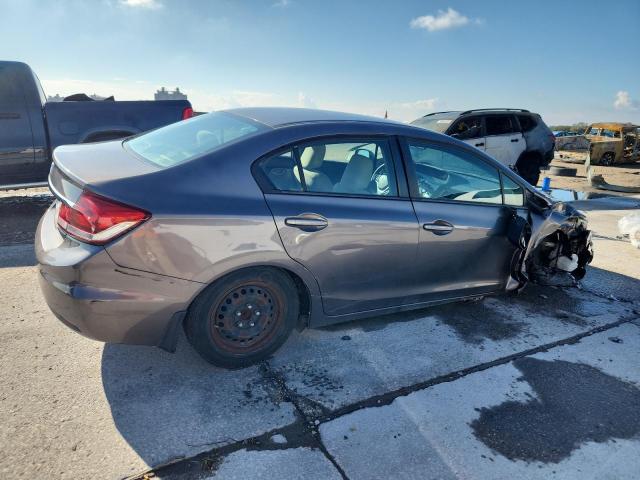 19XFB2F51DE033587 - 2013 HONDA CIVIC LX GRAY photo 3