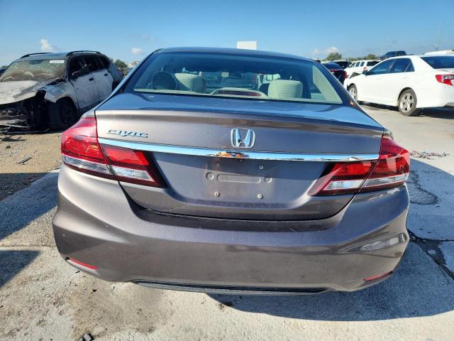 19XFB2F51DE033587 - 2013 HONDA CIVIC LX GRAY photo 6
