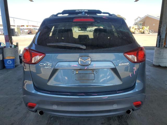 JM3KE4DY9F0484333 - 2015 MAZDA CX-5 GT ლურჯი ფოტო 6