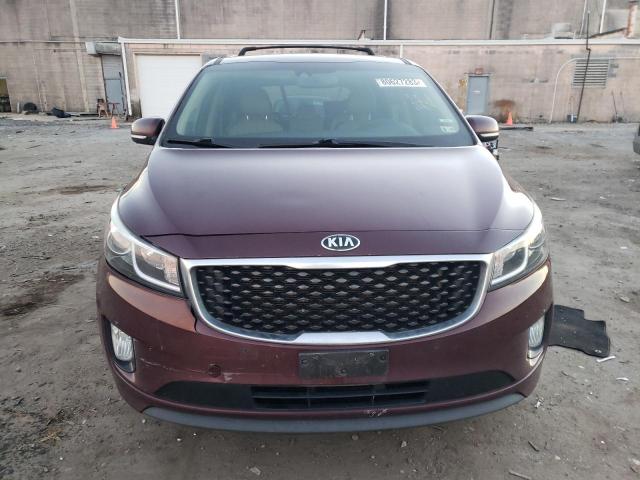 KNDMC5C13J6345936 - 2018 KIA SEDONA EX BURGUNDY photo 5