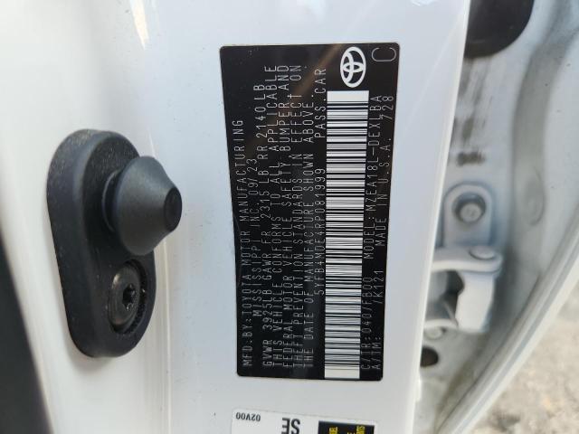 5YFB4MDE4RP081999 - 2024 TOYOTA COROLLA LE Blanc photo 12