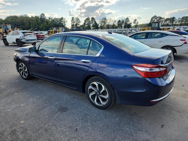 1HGCR2F88HA155169 - 2017 HONDA ACCORD EXL BLUE photo 2