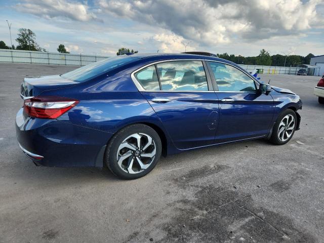 1HGCR2F88HA155169 - 2017 HONDA ACCORD EXL BLUE photo 3