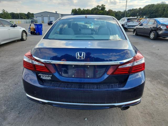 1HGCR2F88HA155169 - 2017 HONDA ACCORD EXL BLUE photo 6