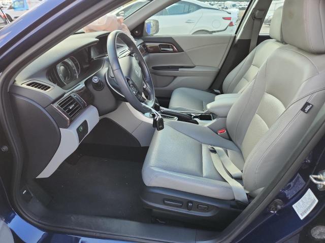 1HGCR2F88HA155169 - 2017 HONDA ACCORD EXL BLUE photo 7