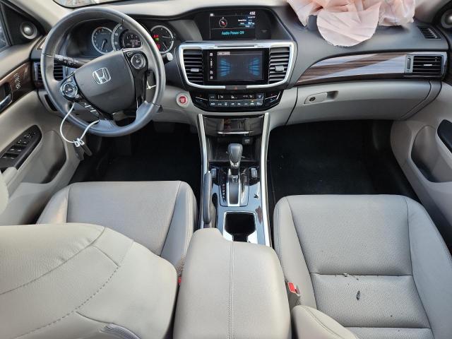 1HGCR2F88HA155169 - 2017 HONDA ACCORD EXL BLUE photo 8