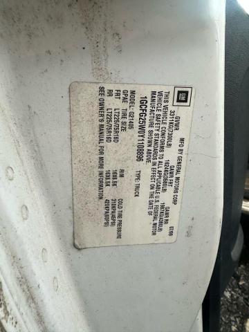 1GCFG25W0Y1108896 - 2000 CHEVROLET EXPRESS G2 WHITE photo 13