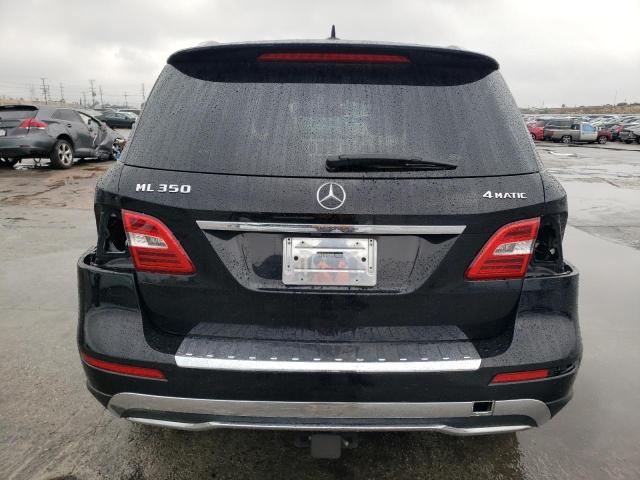 4JGDA5HBXCA038184 - 2012 MERCEDES-BENZ ML 350 4MATIC BLACK photo 6