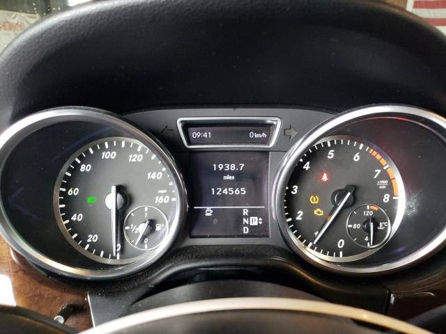 4JGDA5HBXCA038184 - 2012 MERCEDES-BENZ ML 350 4MATIC BLACK photo 9