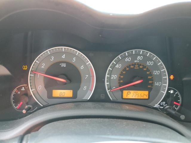 2T1BU4EE4AC288931 - 2010 TOYOTA COROLLA BASE შავი ფოტო 9