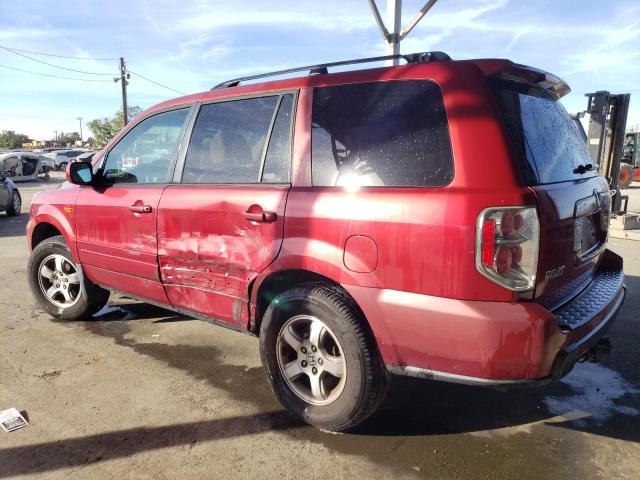 2HKYF18476H519167 - 2006 HONDA PILOT EX RED photo 2