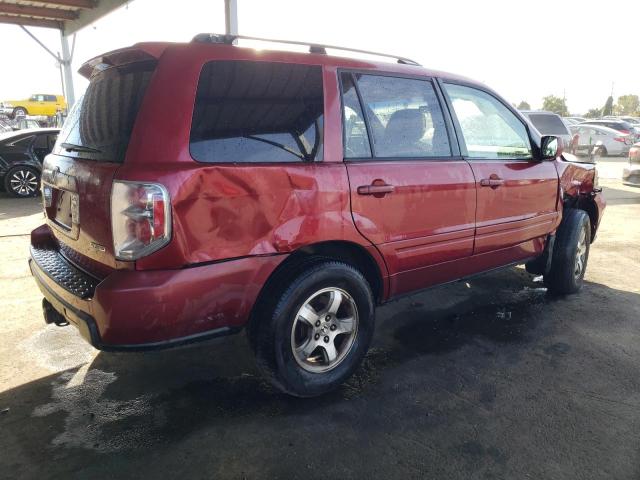 2HKYF18476H519167 - 2006 HONDA PILOT EX RED photo 3