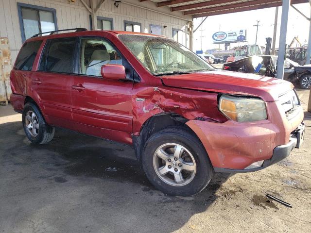 2HKYF18476H519167 - 2006 HONDA PILOT EX RED photo 4