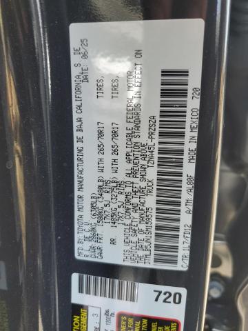 3TMLB5JN1SM159575 - 2025 TOYOTA TACOMA DOUBLE CAB Сұр фото 12