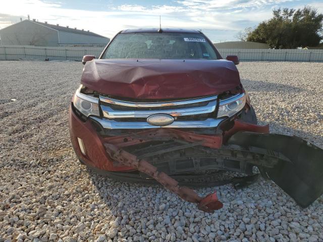 2FMDK4KC6DBA68863 - 2013 FORD EDGE LIMITED RED photo 5