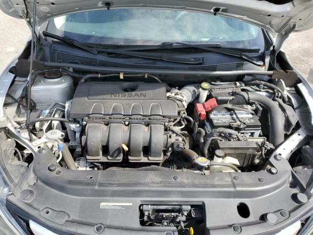 3N1AB7AP1KY425807 - 2019 NISSAN SENTRA S SILVER photo 11