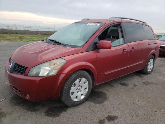 5N1BV28U76N114193 - 2006 NISSAN QUEST S BURGUNDY photo 1