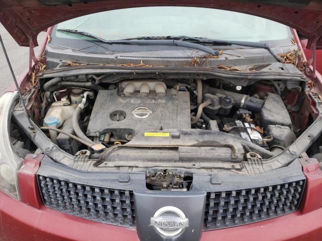 5N1BV28U76N114193 - 2006 NISSAN QUEST S BURGUNDY photo 12