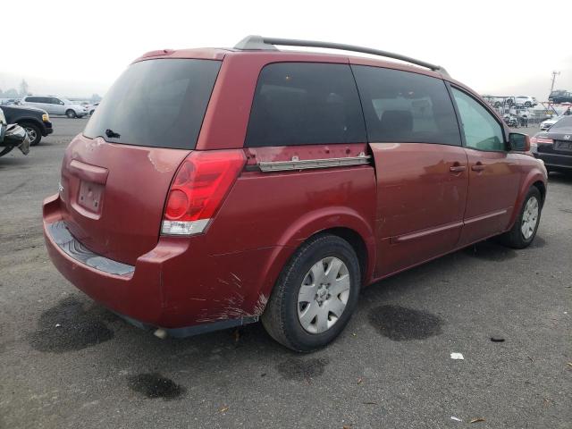 5N1BV28U76N114193 - 2006 NISSAN QUEST S BURGUNDY photo 3