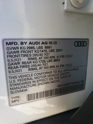 WA1VXBF76PD022132 - 2023 AUDI Q7 PRESTIGE 白色 照片 14