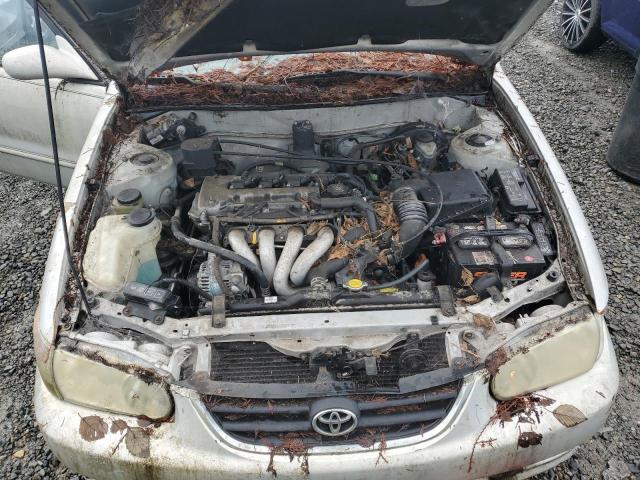 1NXBR12E91Z509748 - 2001 TOYOTA COROLLA CE SILVER photo 11