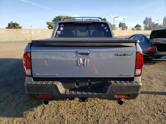 5FPYK3F78PB005453 - 2023 HONDA RIDGELINE RTL-E BLUE photo 6