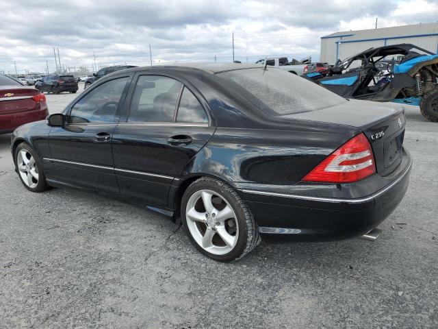 WDBRF52H36F790761 - 2006 MERCEDES-BENZ C 230 BLACK photo 2