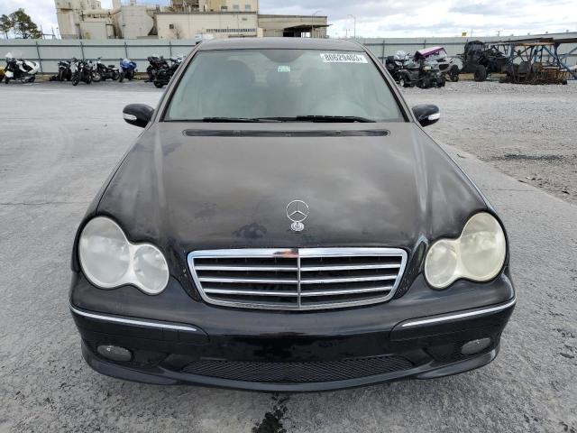 WDBRF52H36F790761 - 2006 MERCEDES-BENZ C 230 BLACK photo 5