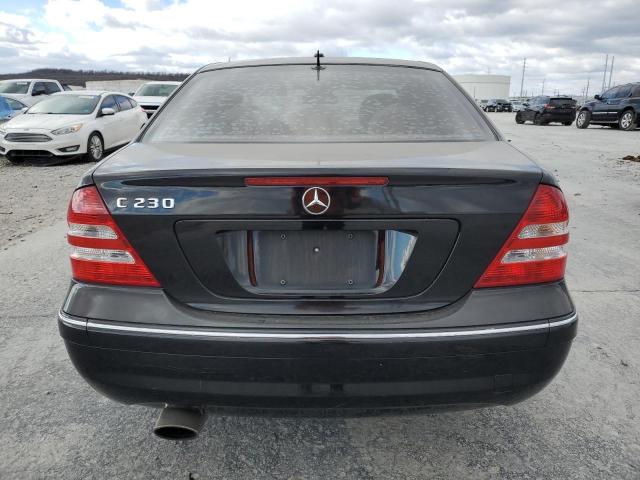 WDBRF52H36F790761 - 2006 MERCEDES-BENZ C 230 BLACK photo 6