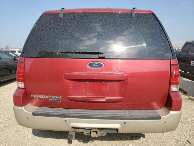 1FMFU185X6LA89311 - 2006 FORD EXPEDITION EDDIE BAUER RED photo 6