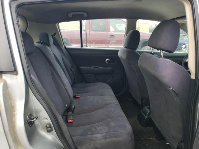 3N1BC13E68L445826 - 2008 NISSAN VERSA S GRAY photo 10