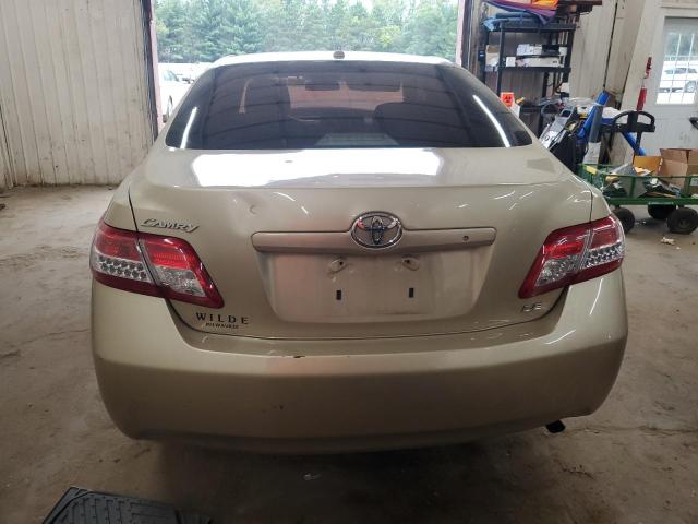 4T4BF3EK0BR125208 - 2011 TOYOTA CAMRY BASE BEIGE photo 6