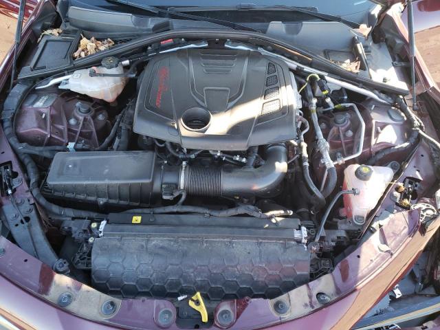 ZARFAEDNXH7558103 - 2017 ALFA ROMEO GIULIA Q4 BURGUNDY photo 11