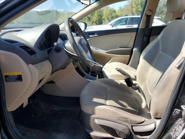 KMHCT4AEXDU279974 - 2013 HYUNDAI ACCENT GLS BLACK photo 7