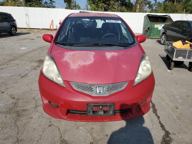 JHMGE88489S014220 - 2009 HONDA FIT SPORT RED photo 5