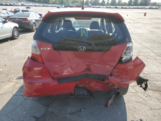 JHMGE88489S014220 - 2009 HONDA FIT SPORT RED photo 6