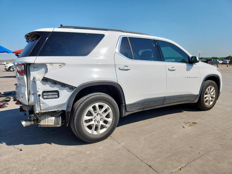 1GNERGKW7LJ194621 - 2020 CHEVROLET TRAVERSE LT WHITE photo 3