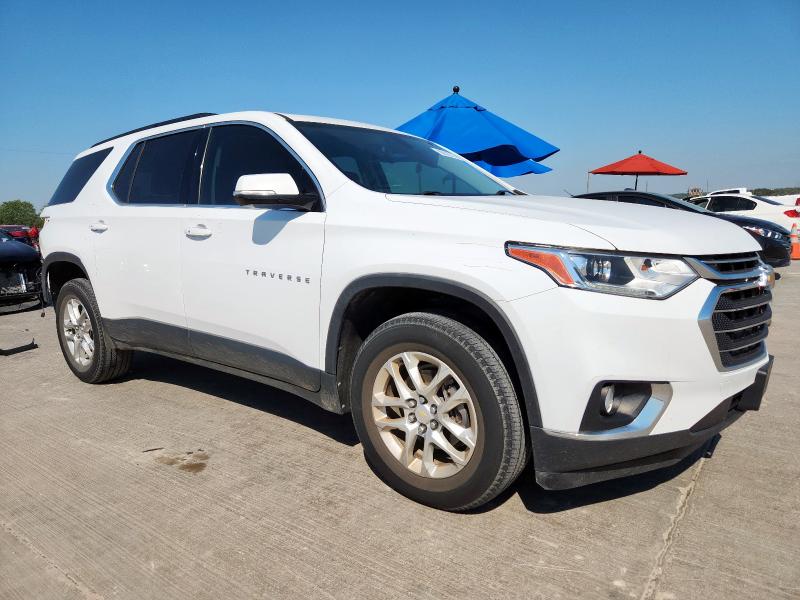 1GNERGKW7LJ194621 - 2020 CHEVROLET TRAVERSE LT WHITE photo 4