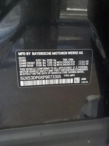 5UX53DP0XP9R73305 - 2023 BMW X3 XDRIVE30I CHARCOAL photo 13