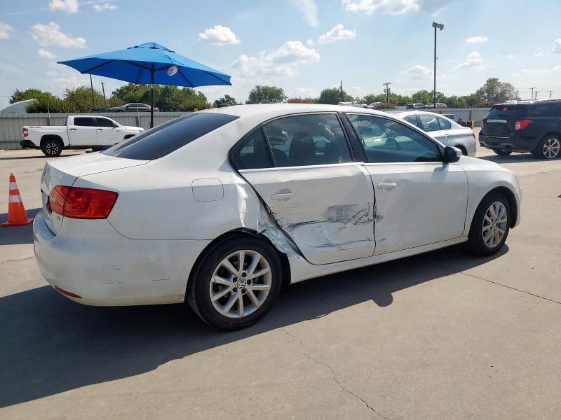 3VWD07AJ6EM336061 - 2014 VOLKSWAGEN JETTA SE WHITE photo 3