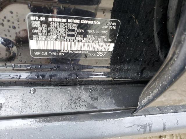 JA4AP3AU1GZ056404 - 2016 MITSUBISHI OUTLANDER SPORT ES შავი ფოტო 12