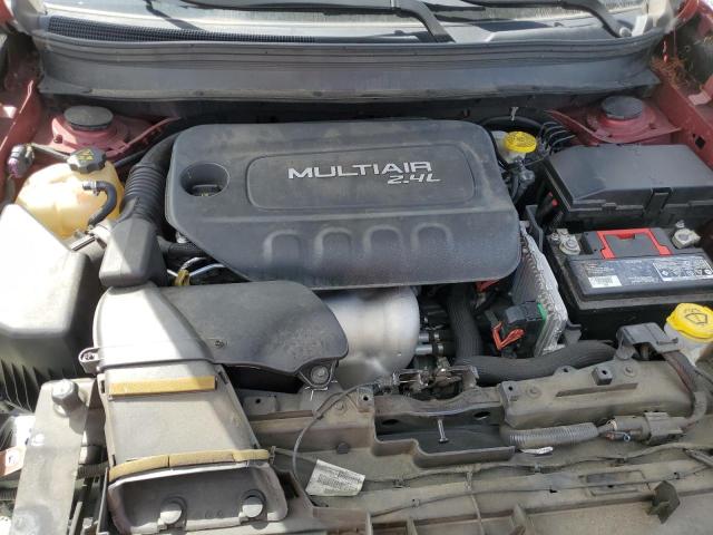 1C4PJLAB0HW661355 - 2017 JEEP CHEROKEE SPORT BURGUNDY photo 12