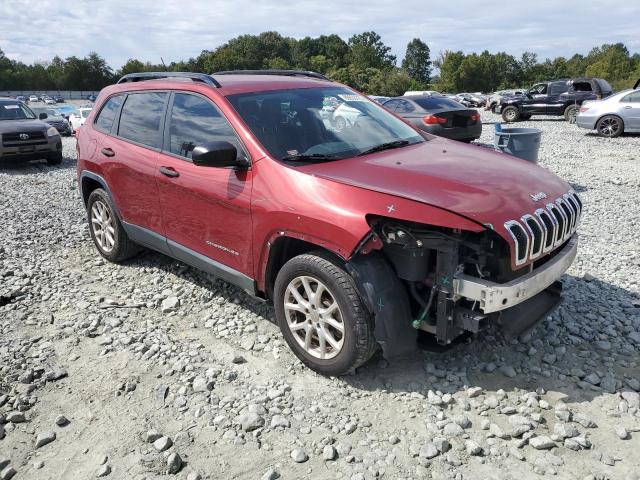 1C4PJLAB0HW661355 - 2017 JEEP CHEROKEE SPORT BURGUNDY photo 4