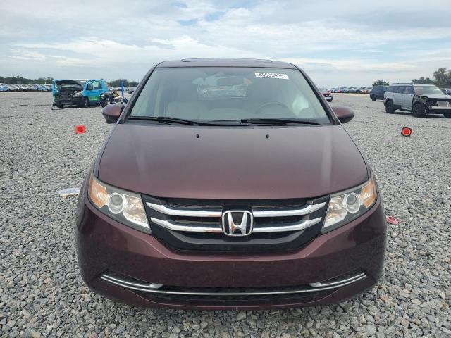 5FNRL5H67EB020632 - 2014 HONDA ODYSSEY EXL MAROON photo 5