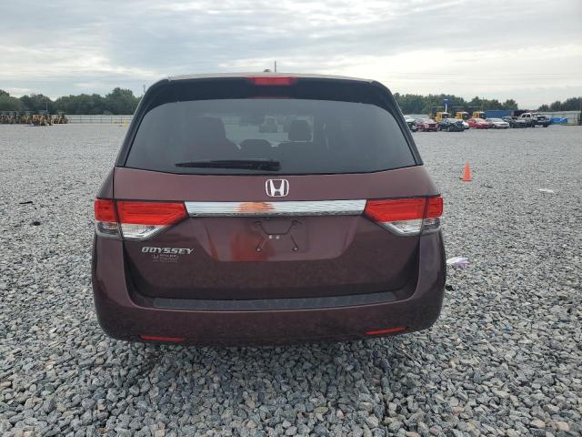 5FNRL5H67EB020632 - 2014 HONDA ODYSSEY EXL MAROON photo 6